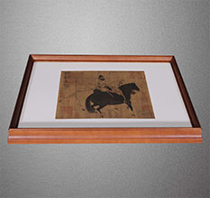 皋兰书画装裱配框服务案例